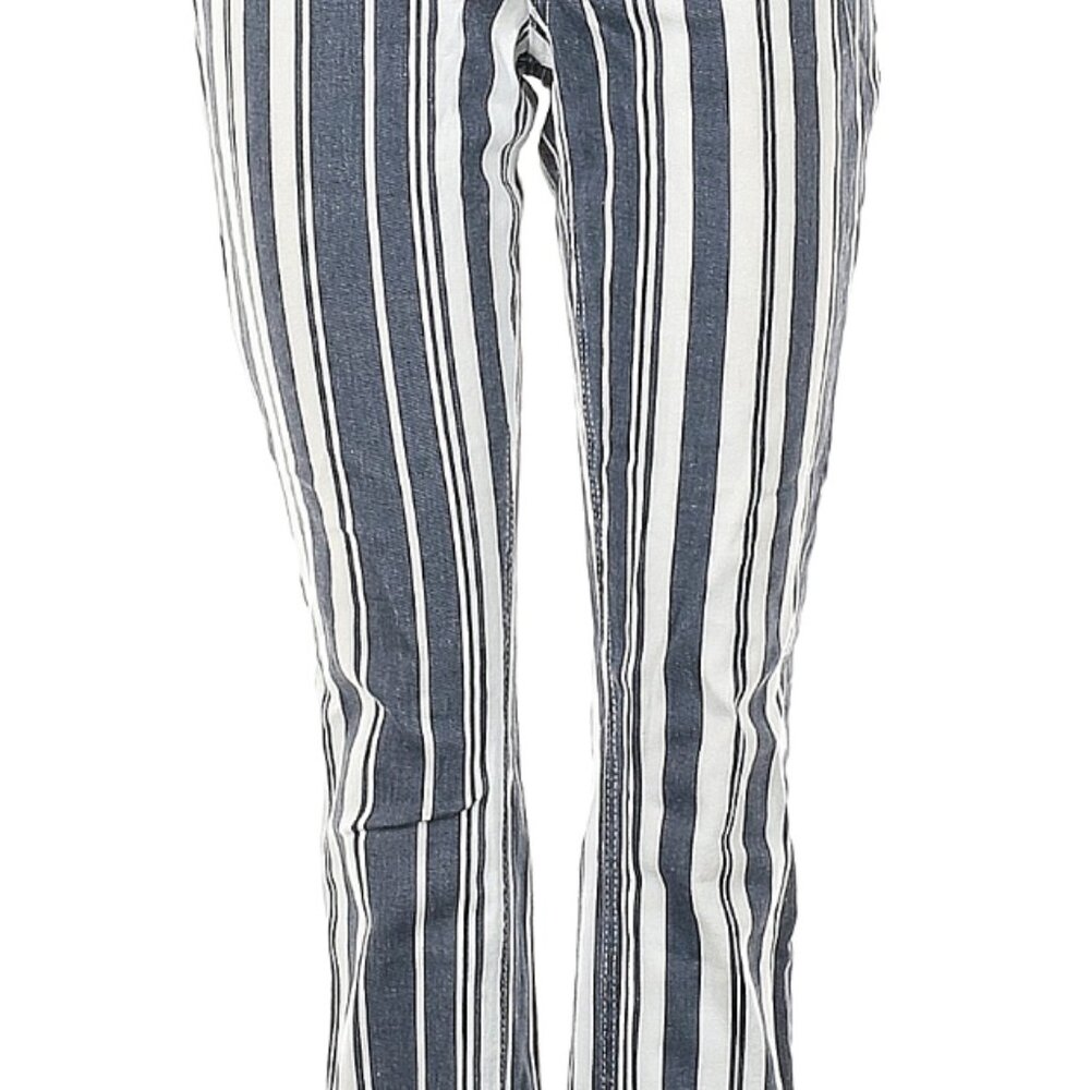 Rocks & indigo greyish blue and white stripe jeans size 10/29